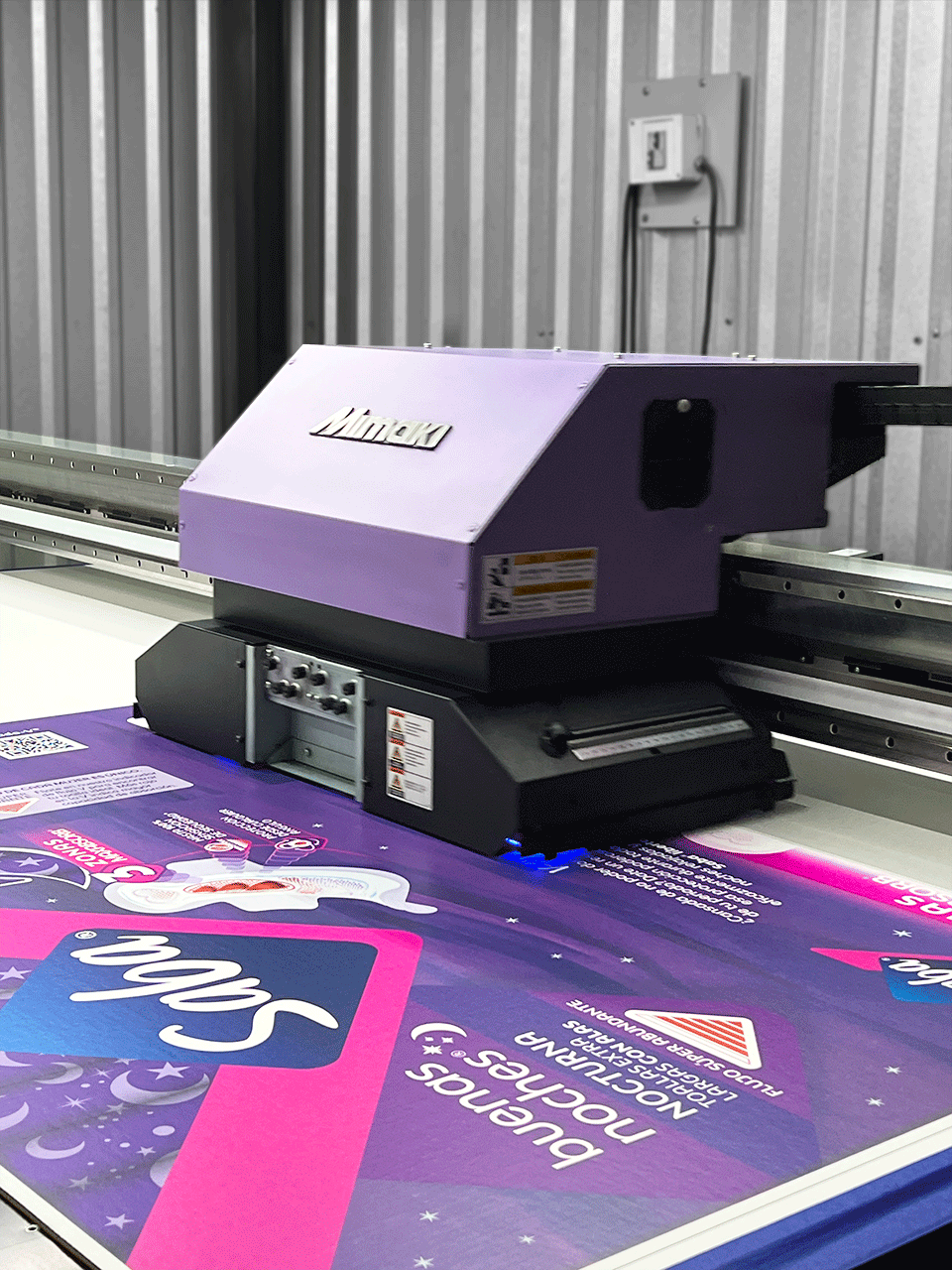 Impresión en cama plana